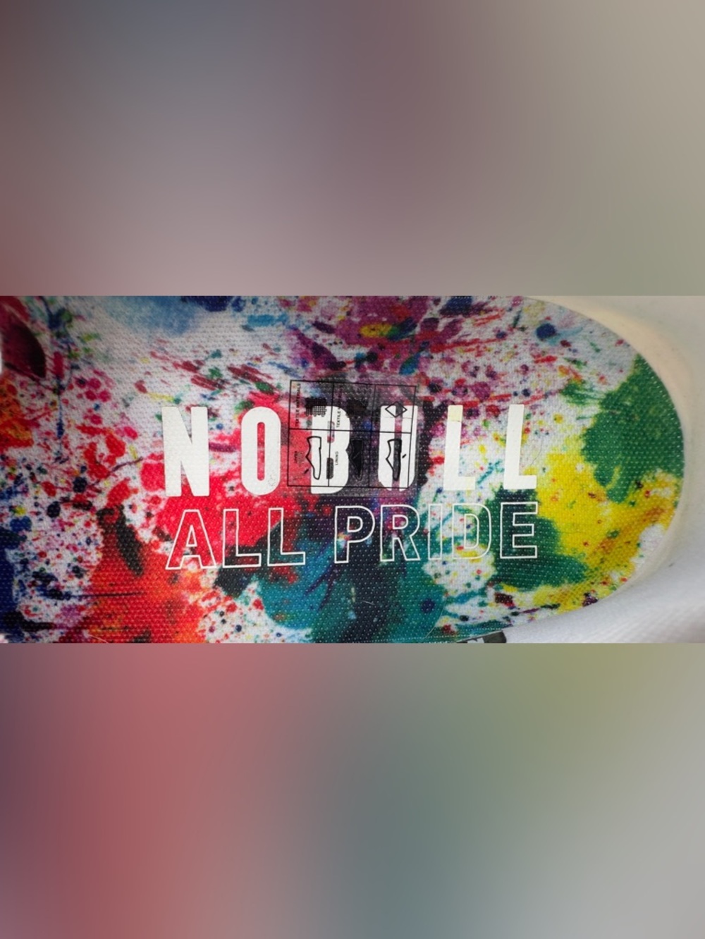 Nobull Project Pride Paint Splatter Running Shoes W Size 11 / Size 9.5 in VGC - Picture 12 of 15